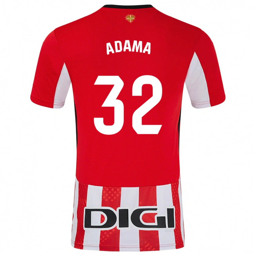 Danxen Men Adama Boiro #32 Red White Home Jersey 2024/25 T-Shirt