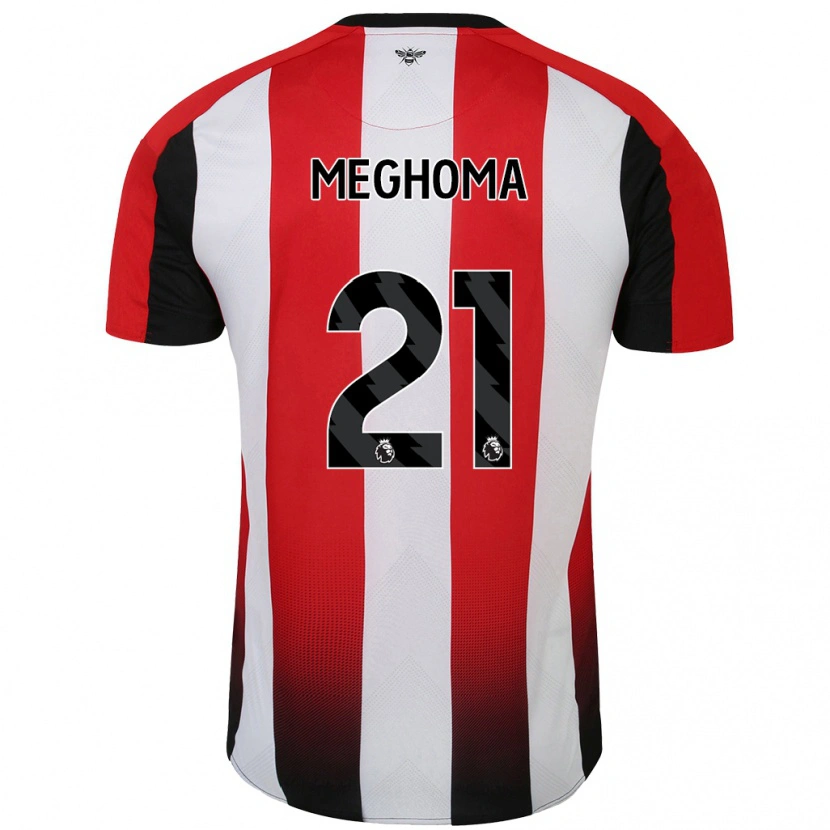 Danxen Men Jayden Meghoma #21 Red White Home Jersey 2024/25 T-Shirt