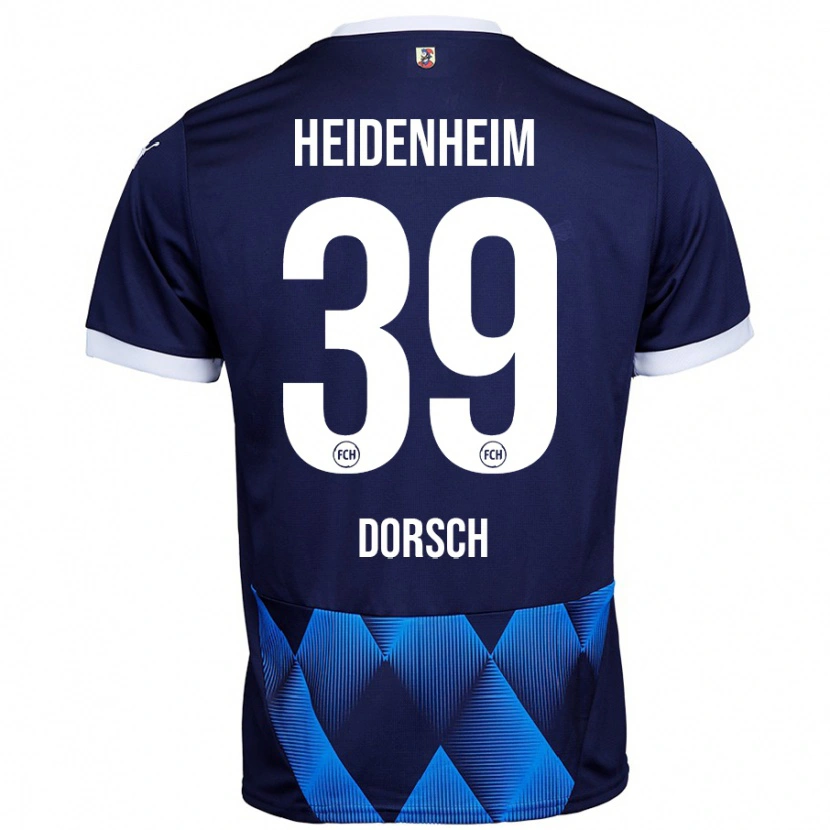 Danxen Men Niklas Dorsch #39 Red Blue Home Jersey 2024/25 T-Shirt