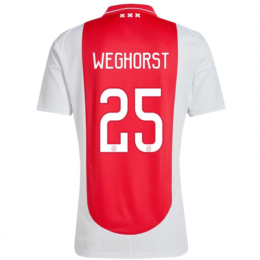 Danxen Men Wout Weghorst #25 Red White Home Jersey 2024/25 T-Shirt