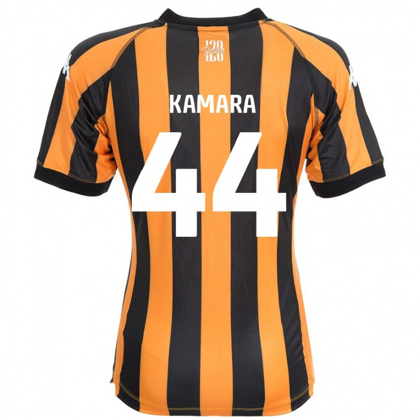 Danxen Men Abu Kamara #44 Black Amber Home Jersey 2024/25 T-Shirt