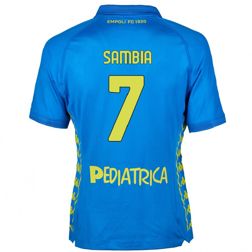 Danxen Men Junior Sambia #7 Blue Home Jersey 2024/25 T-Shirt