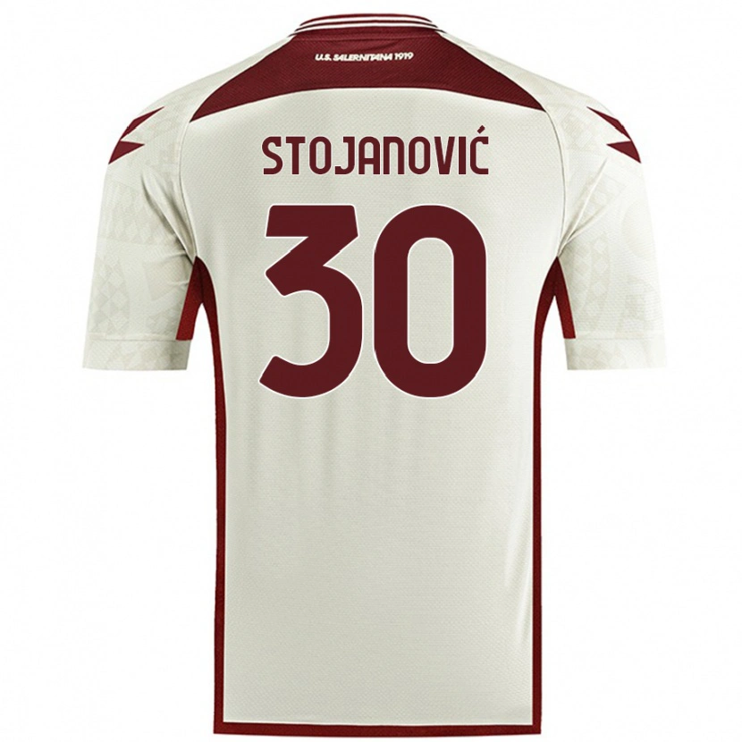 Danxen Men Petar Stojanović #30 Cream Color Away Jersey 2024/25 T-Shirt