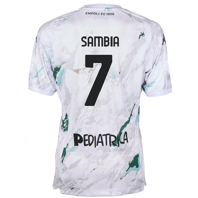 Danxen Men Junior Sambia #7 Grey Away Jersey 2024/25 T-Shirt