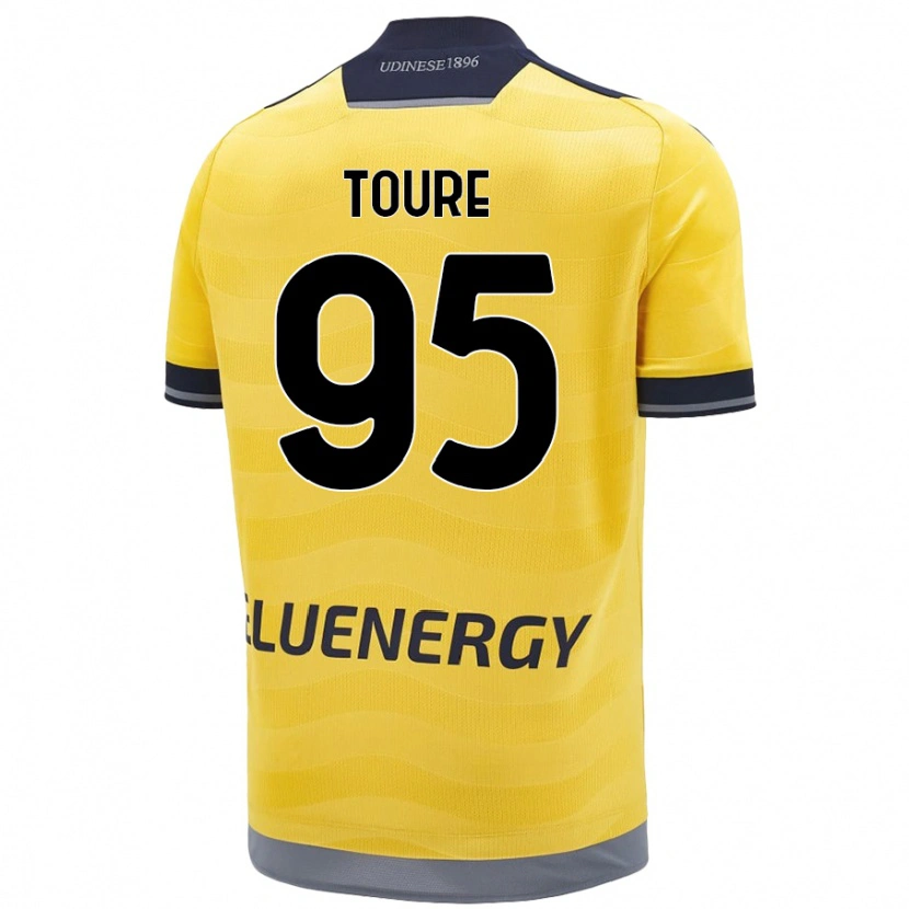 Danxen Men Isaak Touré #95 Golden Away Jersey 2024/25 T-Shirt