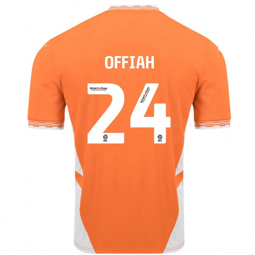 Danxen Women Odel Offiah #24 Orange White Home Jersey 2024/25 T-Shirt