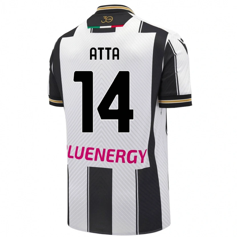 Danxen Women Arthur Atta #14 White Black Home Jersey 2024/25 T-Shirt