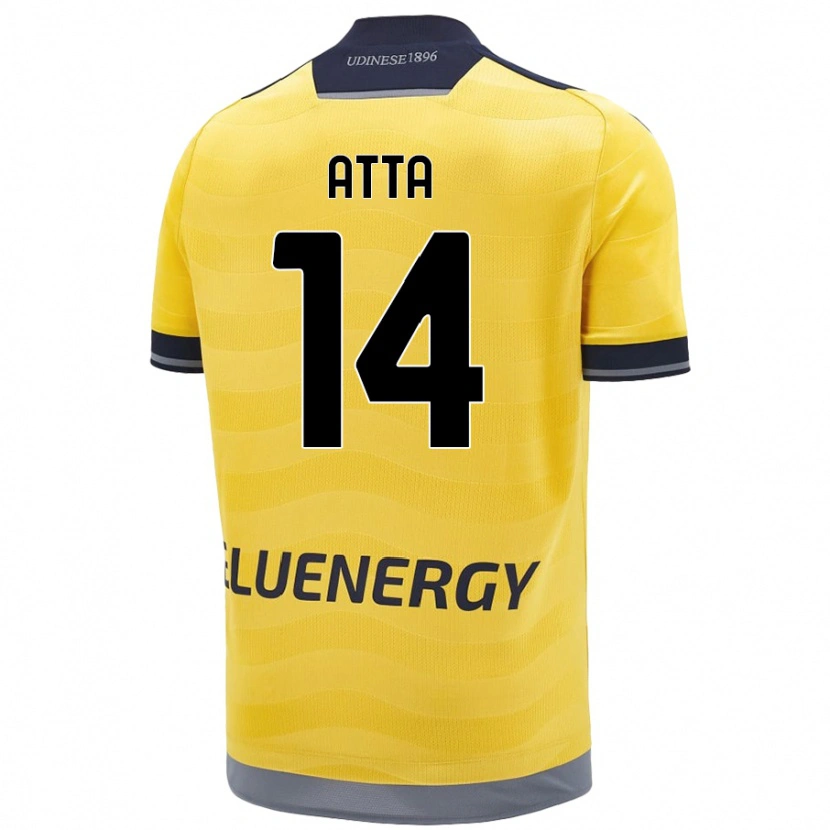 Danxen Women Arthur Atta #14 Golden Away Jersey 2024/25 T-Shirt